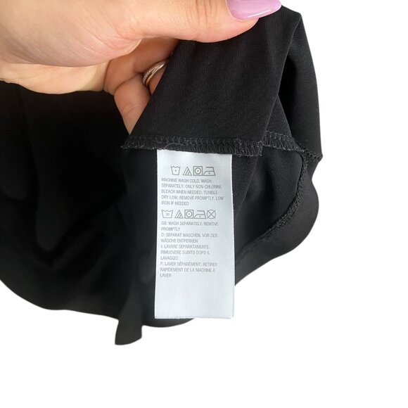 Susan Graver Womens Drapey Sleeveless Blouse Black 3X Flowy Comfy Lagenlook - Picture 4 of 7